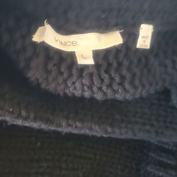 Vince Button Front 3/4 Wool Blend Cardigan Size Large - Picture 5 of 6